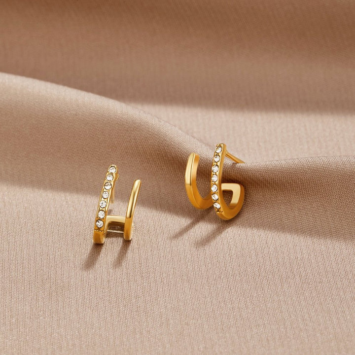 Claw Crystal Earrings