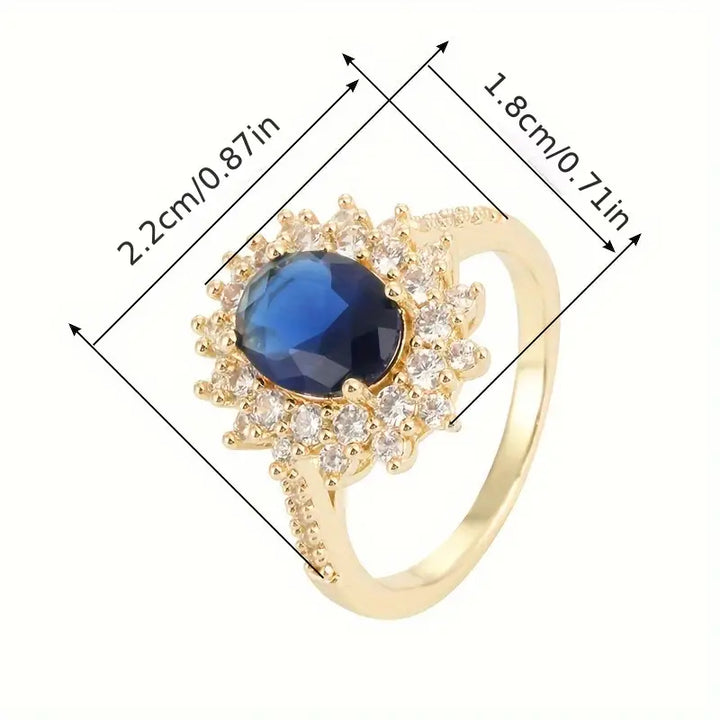 Vionne Saphirae Gold Ring