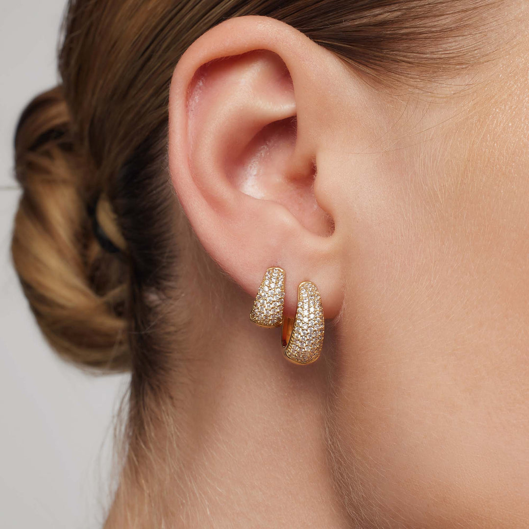 Jules Mini Hoops | Gold