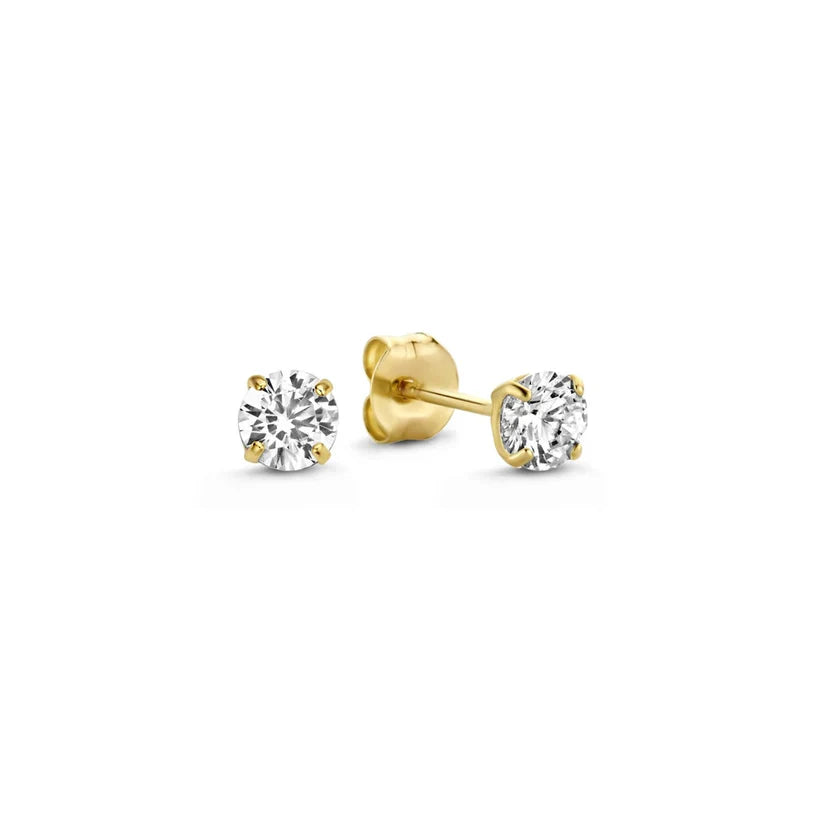 Brillane™ | 14K Gouden Stenen Oorbellen­set
